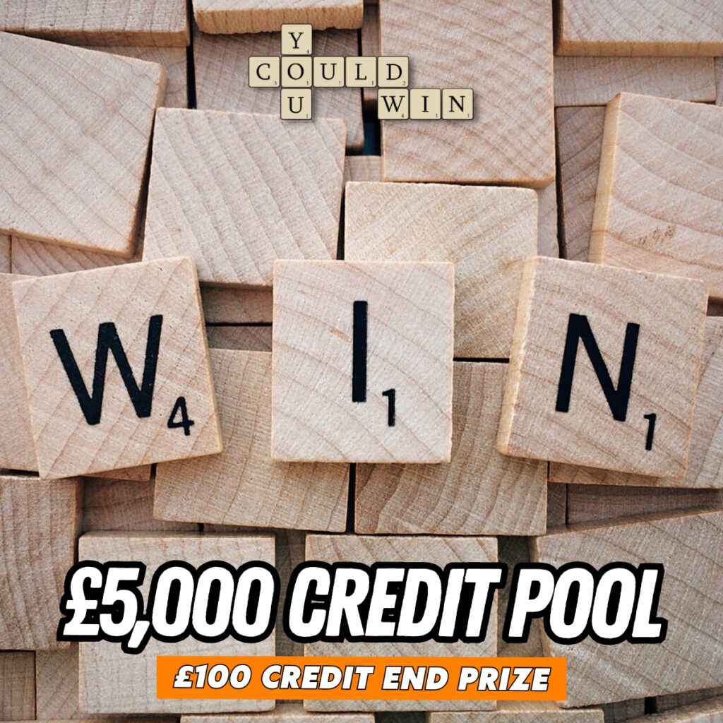 £5,000 Credit Prize Pool + 50 Instant Wins
