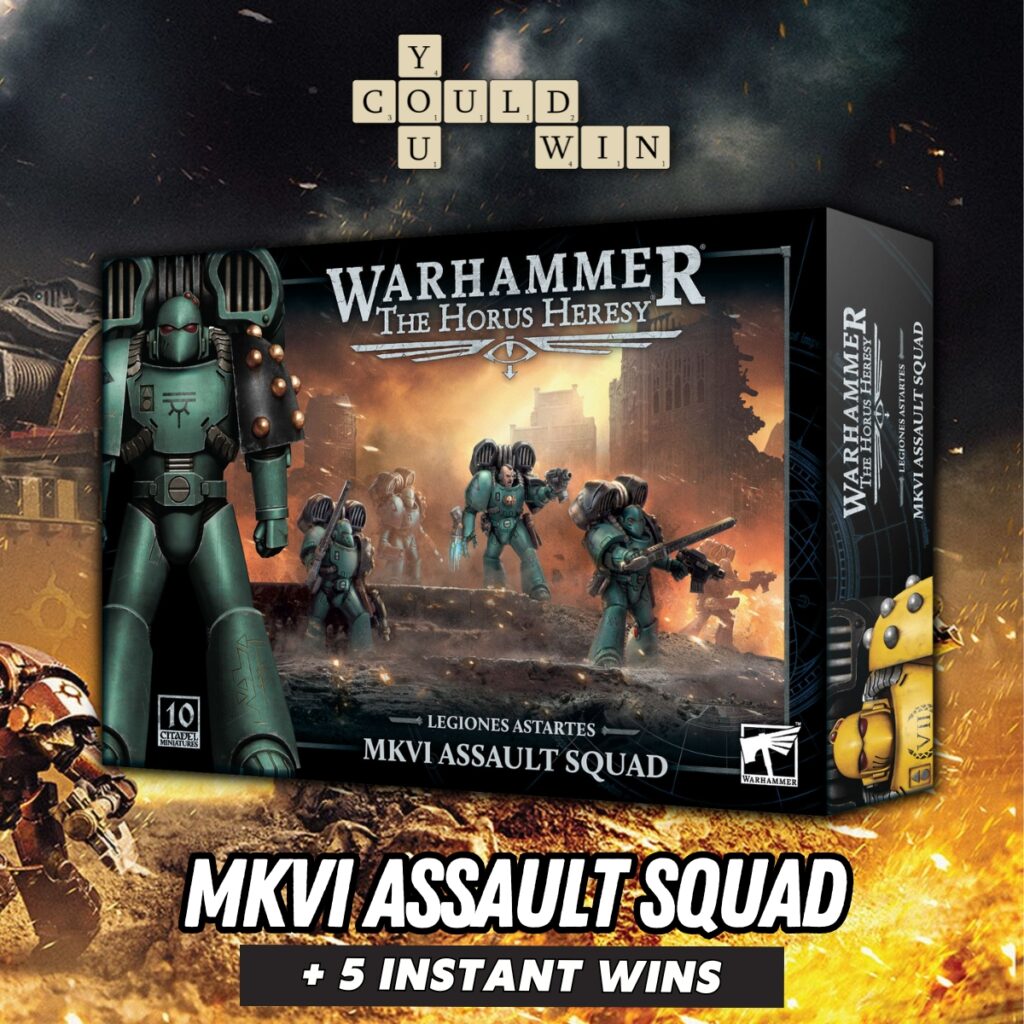 The Horus Heresy – MKVI Assault Squad + 5 Instant Prizes