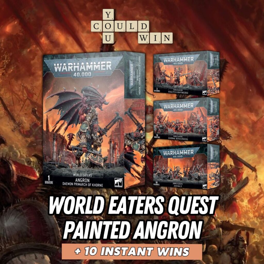 World Eaters Quest Painted Angron + 10 Instant Wins-2