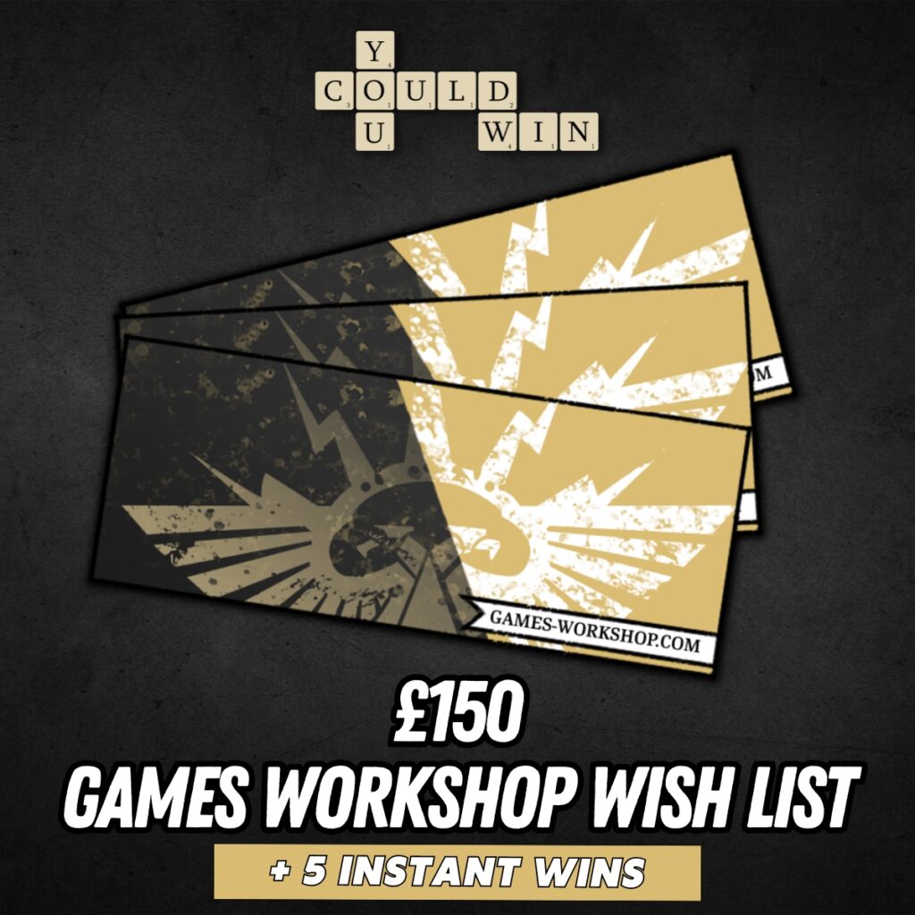 £150 Games Workshop Wish List + 5 Instant Wins