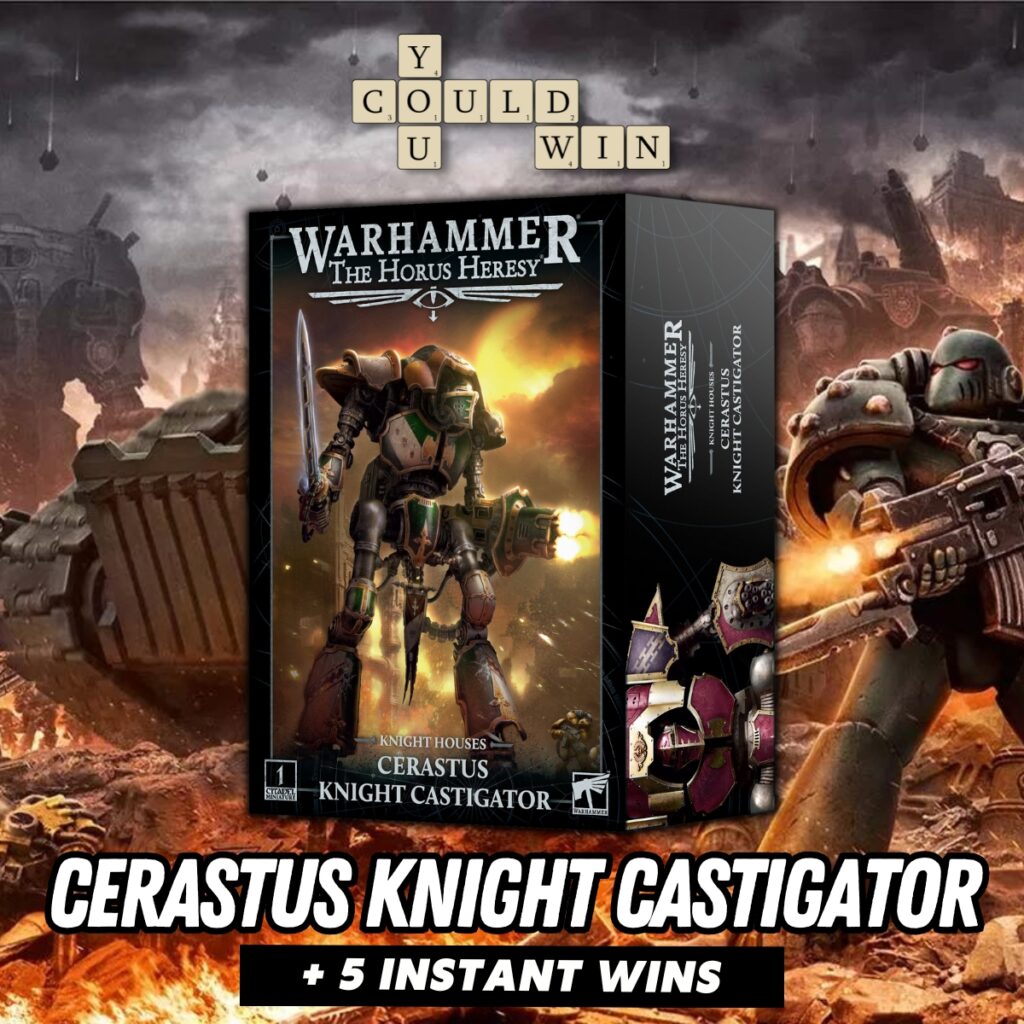 Horus Heresy: Cerastus Knight Castigator + 5 Instant WIns
