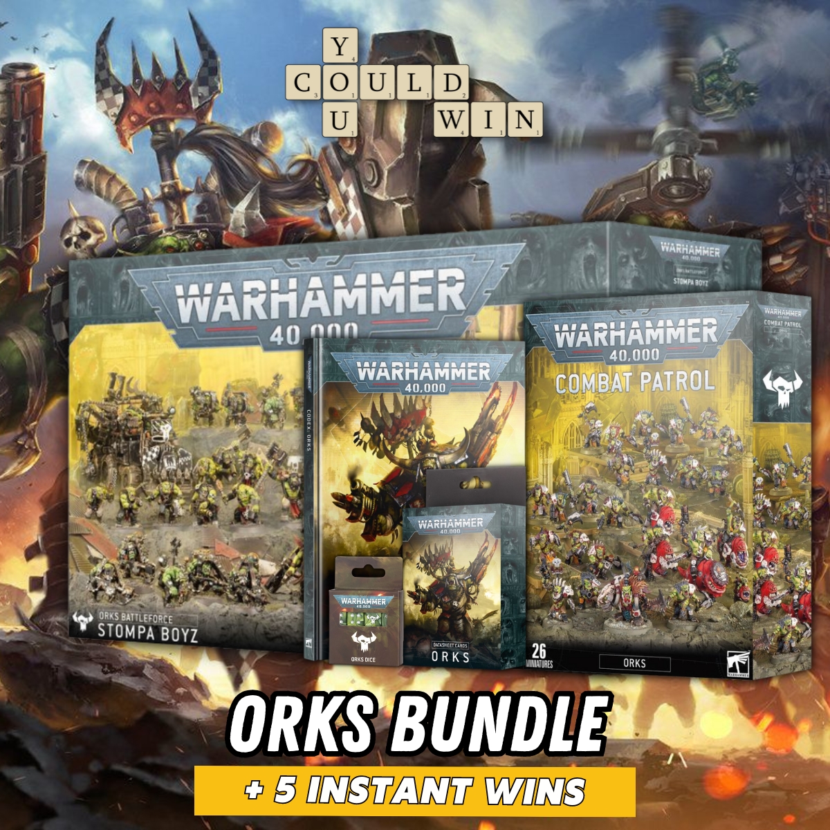 Codice Orks (HB) Warhammer 40k – Libro In Inglese Edizione 2024 – Games Workshop